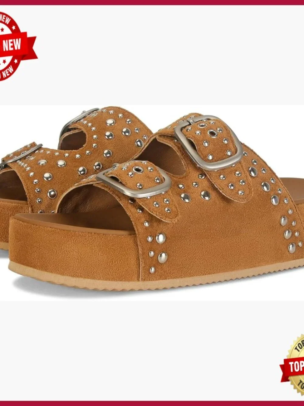 Platform Wedge Sandals with Adjustable Straps, Arch Support, Recycled Materials